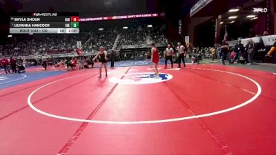 130 lbs Champ. Round 1 - Lilyahna Hancock, Sheridan vs Shyla Shoun, Sundance