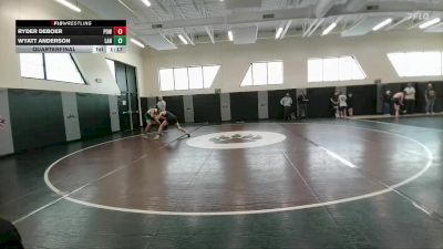 126B Quarterfinal - Wyatt Anderson, Lander Middle School vs Ryder DeBoer, Powell Middle School