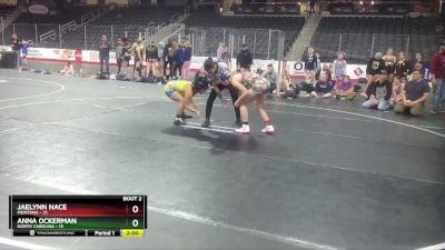 W 100 lbs Round 1 (4 Team) - Jaelynn Nace, Montana vs Anna Ockerman, North Carolina