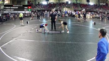 65 lbs Champ. Round 2 - LoRee May, Palmyra Wrestling Club - Girls vs Finley Mundorf, Mullen Youth Wrestling Club