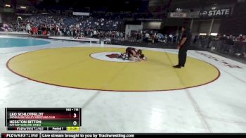115 lbs Quarterfinal - Leo Schlotfeldt, Snoqualmie Valley Wrestling Club vs Hesston Bitton, Mat Rattlers (Tri-Cities)