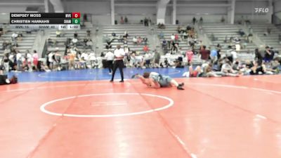195 lbs Rr Rnd 3 - Dempsey Moss, Mavericks - HSB vs Christien Hannahs, Shamrock Wrestling Club Green - HSB