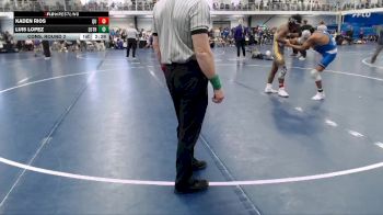 Elite 125 lbs Cons. Round 2 - Kaden Rios, Quincy vs Luis Lopez, Luther