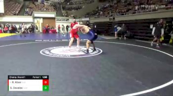 220 lbs Champ. Round 1 - Ricky Kiser, Goldmine Wrestling Club vs Saul Davalos, Golden Valley (Bakersfield) High School Wrestling