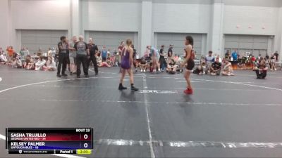 71 lbs Round 6 (8 Team) - Kelsey Palmer, Untouchables vs Sasha Trujillo, Georgia United Red