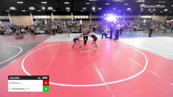 102 lbs Round Of 16 - David Pina, Valiant College Prep vs Cael Humphrey, High Desert WC