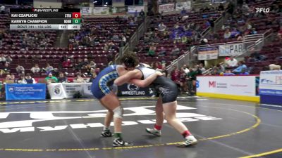155 lbs Consi 3 - Kai Czaplicki, Strath Haven-G vs Karsyn Champion, Norwin-G