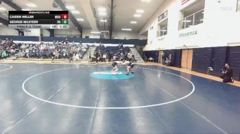133 lbs Finals (2 Team) - Caiden Heller, Messiah vs George McAteer, Ithaca
