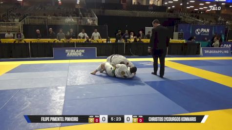 Christos Lycourgos Konnaris vs Filipe Pimentel Pinheiro 2025 Pan Jiu Jitsu IBJJF Championship
