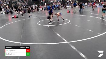 63-69 lbs Semifinal - Jack Flynn, Jr. Cougars vs Karson Devitt, Kearney Matcats