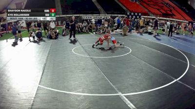 92-96 lbs Cons. Semis - Shaydon Naeole, Hawaii vs Kye Rollheiser, Idaho