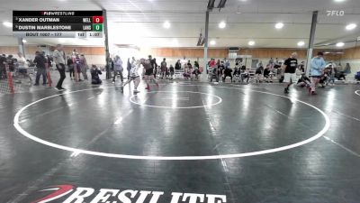 177 lbs 3rd Place - Xander Outman, Wellsville vs Dustin Marblestone, Lansford