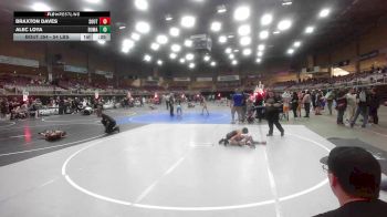 54 lbs Consolation - Braxton Daves, Southwest Hammers vs Alec Loya, Dumas WC