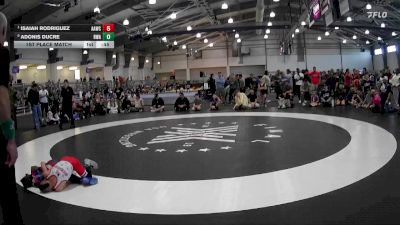 65 lbs 1st Place Match - Isaiah Rodriguez, All American Wrestling Club vs Adonis Ducre, Richmond Wrestling Academy