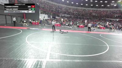 57 lbs Champ. Round 2 - Malaki Henry, LAW vs Soren Starks, Stoughton Vikings Wrestling Club