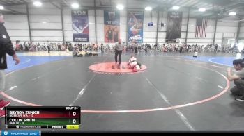 72 lbs Rd# 9- 2:15pm Saturday Final Pool - Collin Smith, PA Blue vs Bryson Zunich, No Escape W.A.