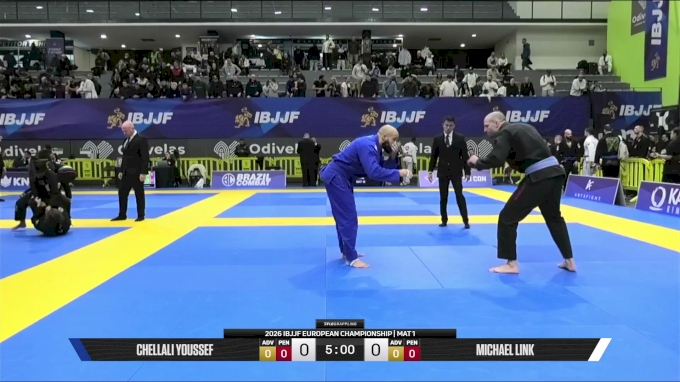 Michael Link vs Chellali Youssef 2026 European Jiu-Jitsu IBJJF