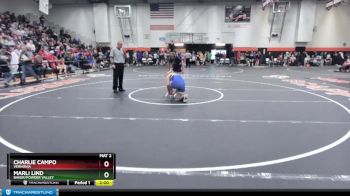 155 lbs Quarterfinal - Charlie Campo, Vernonia vs Marli Lind, Baker/Powder Valley