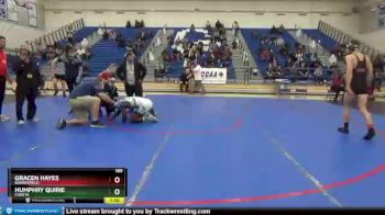 165 lbs 5th Place Match - Humphry Quirie, Cuesta vs Gracen Hayes, Bakersfield