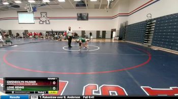 132 lbs Round 1 - Gwendolyn Musser, Lewisville Flower Mound (Girls) vs Lexie Renns, Prosper (Girls)