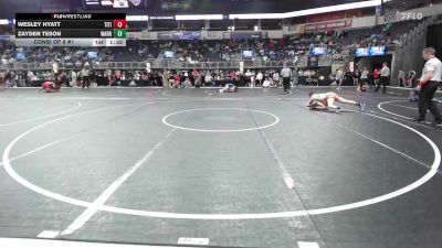 128 lbs Consi Of 8 #1 - Wesley Hyatt, Titian?s vs Zayden Teson, Warrenton