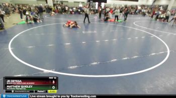 120 lbs Cons. Round 6 - Matthew Quigley, Michigan Premier WC vs Jr Ortega, Black Fox Wrestling Academy