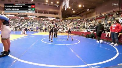 85 lbs Cons. Semi - Aiden Johnson, Bentonville Wrestling Club vs Zaylon Etheredge, Dover Youth Wrestling Club