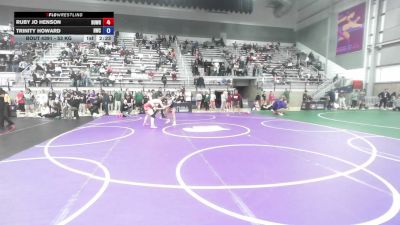 53 kg Cons. Rd Of 16 - Ruby Jo Henson, BullTrained Wrestling vs Trinity Howard, Hilltopper Wrestling Club