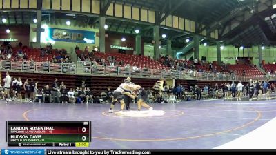 126 lbs Placement (4 Team) - Hudson Davis, Lincoln Southwest vs Landon Rosenthal, Papillion-La Vista South