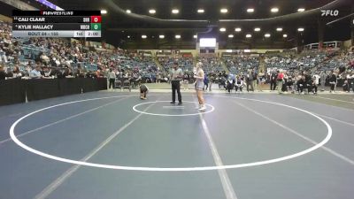 155 lbs Champ. Round 1 - Cali Claar, Spring Hill HS vs Kylie Hallacy, Wichita-Bishop Carroll Hs
