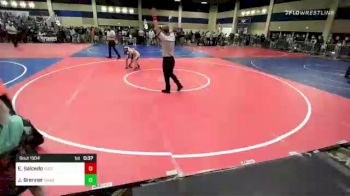62 lbs Quarterfinal - Emilio Salcedo, Tucson Cyclones vs Jett Brenner, Chagolla Trained Wrestling