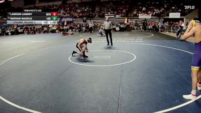 D 2 138 lbs Champ. Round 2 - Nathan Najolia, Lakeshore vs Landon Landry, Rayne