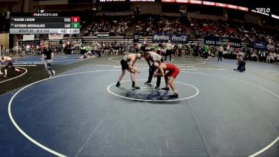 D 2 132 lbs Champ. Round 2 - Ayden Morales, Lakeshore vs Kade Leon, Teurlings Catholic