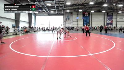 145 lbs Consi Of 64 #2 - Camden Herron, NC vs Justin Deneen, PA