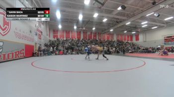 144 lbs Cons. Round 5 - Kaison Martinez, Moffat County vs Gavin Baca, Rocky Mountain