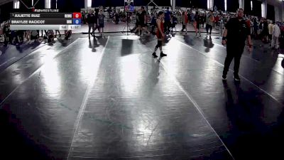 120 lbs Champ. Round 1 - Juliette Ruiz, River City Wrestling Club vs Braylee Racicot, Indiana
