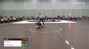 100 lbs Prelims - Garrett Reece, Black Fox Elite vs Mark Cardenas, Team USA