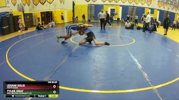 138 Blue Semifinal - Jovani Solis, South Dade vs Tyler Gray, Wellington Community Hs