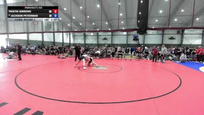 Junior Boys FS - 150 lbs Cons. Round 2 - Tristin Gibbons, WA vs Jackson Peterman, OR