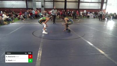 135 lbs Semifinal - Nicholas Bastante, West Essex vs Sonny Mash, Unattached