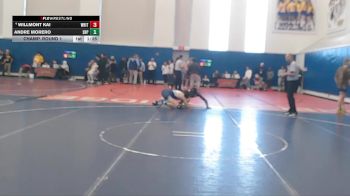 132 lbs Champ. Round 1 - Andre Morero, Seton Hall Prep vs Willmont Kai, Whitehall