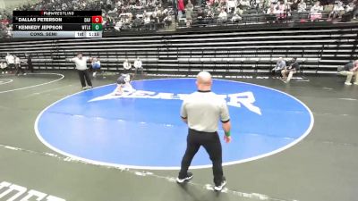 6A 115 lbs Cons. Semi - Dallas Peterson, Davis vs Kennedy Jeppson, Westlake