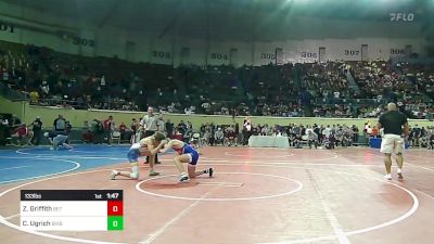 133 lbs Round Of 32 - Zack Griffith, Bethel vs Carson Ugrich, Bixby