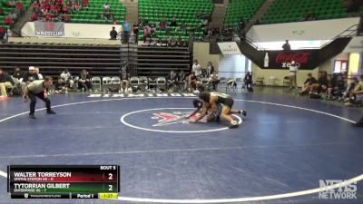 140 lbs Semifinals (8 Team) - Walter Torreyson, Smiths Station Hs vs Tytorrian Gilbert, Enterprise HS