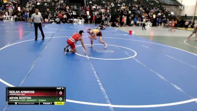 149 lbs Champ. Round 3 - Nolan Ambrose, Augustana (SD) vs Kevin Boston, Colorado State University - Pueblo