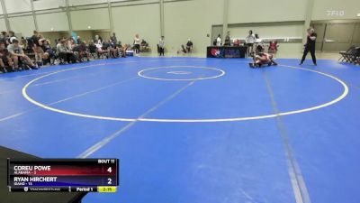 106 lbs Quarters & 1st Wb (16 Team) - Coreu Powe, Alabama vs Ryan Hirchert, Idaho