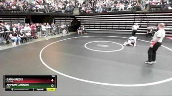 150 lbs Semifinal - Gavin Regis, Layton vs Ammon Cannon, Lehi