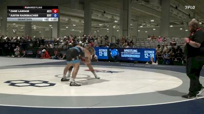 97 kg Quarters - Zane Lanham, Arkansas Regional Training Center vs Justin Rademacher, Beaver Dam RTC/ Titan Mercury Wrestling Club