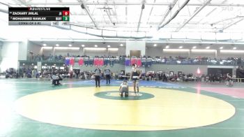 132 lbs Consi Of 8 #2 - Zackary Jhilal, Joel Barlow vs Mohammed Ramlek, Maloney