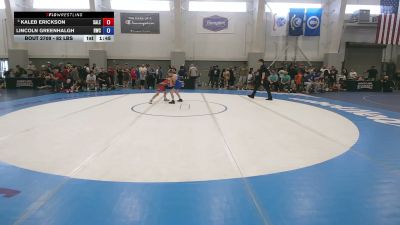 82 lbs Cons. Sub-quarters - Kaleb Erickson, Sandpoint Legacy vs Lincoln Greenhalgh, Ravage Wrestling Club